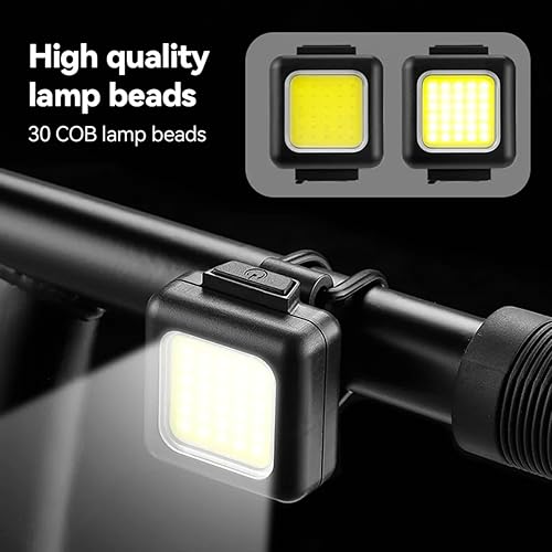 Miniatura 2 de Luces delanteras de bicicleta lámpara trasera 13080LM 150mAh LED luz de ciclismo IPX5 impermeable 3 modos fácil de instalar