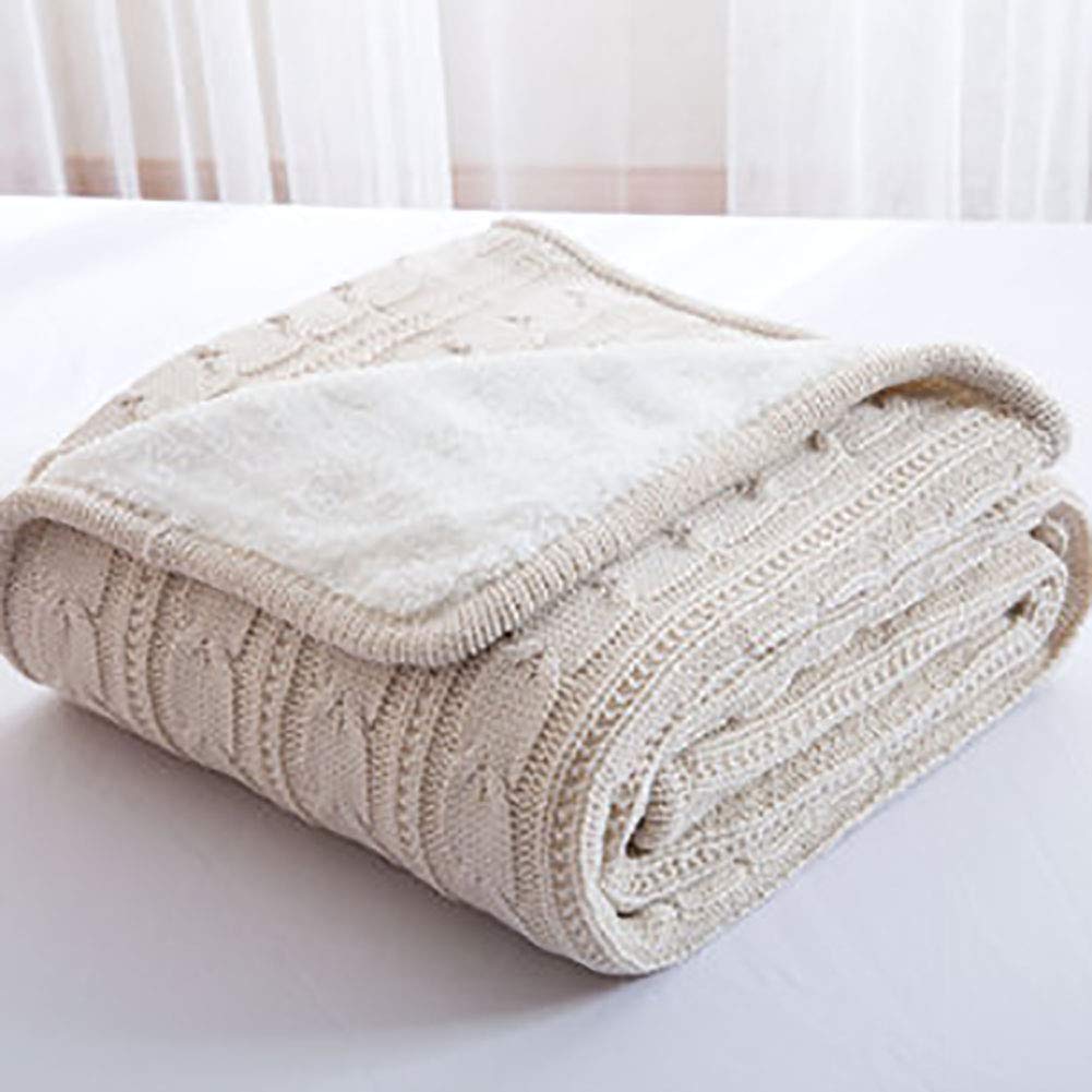 Couverture tricotée pour des soirées cocooning au chaud