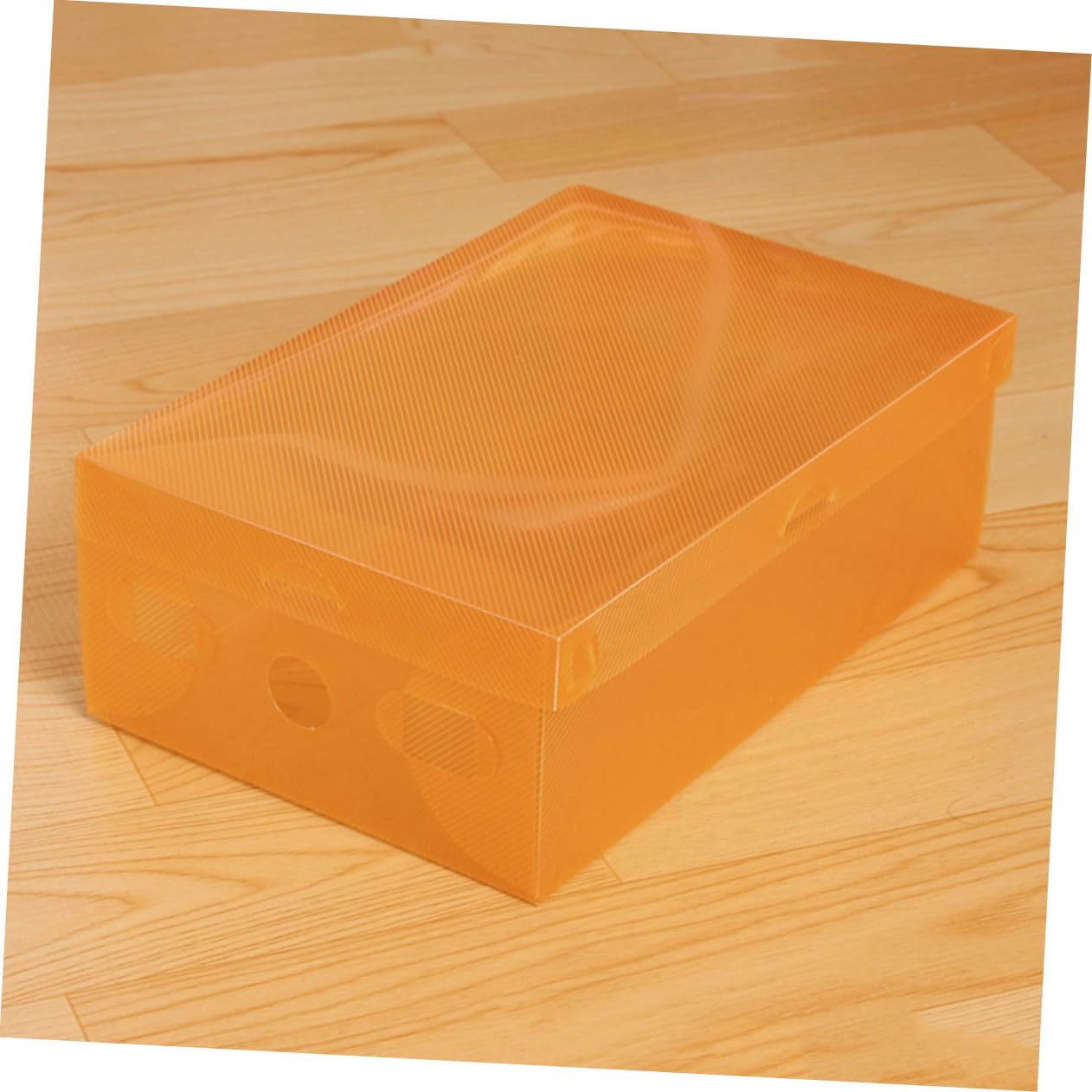 Toyvian 7 pezzi Scatole Portascarpe Trasparenti Impilabili da Contenitori in Plastica PP Resistenti e Pieghevoli Organizer Scarpe Colorati per Uomo Donna