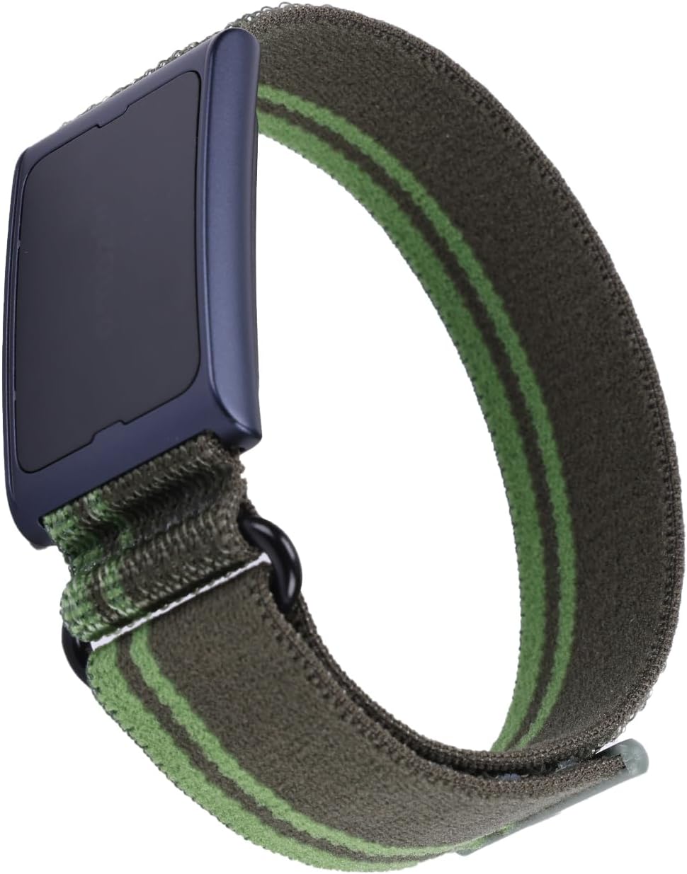 ナイロンループ Amazfit Helioストラップと互換性があり、通気性のあるフックとループのリストバンド。