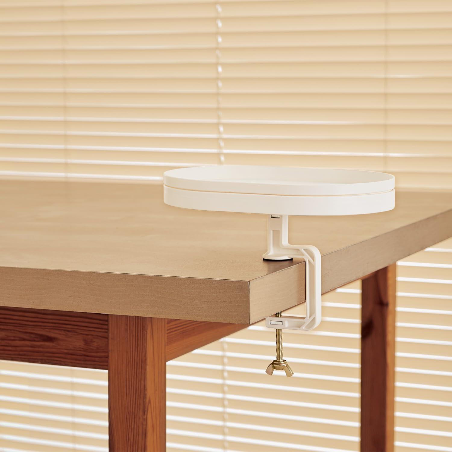 Amazon | クロバー クランプ付きクラフトトレー ホワイト 手芸用トレー