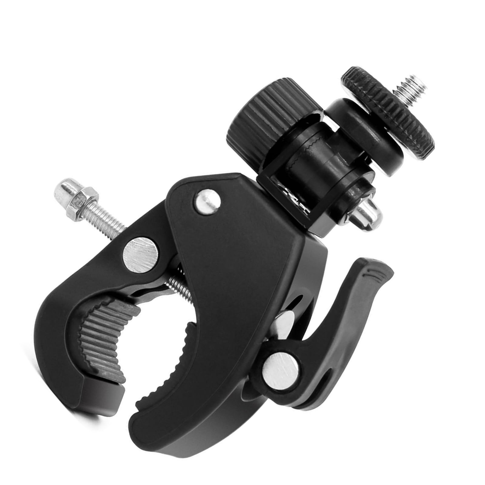 Lirrvb Handlebar Mount Holder Rings Clasps Bicycles Mounting Bracket Sports Camera Accessories Stand Bike Handlebar Clamps Bracket Tripod Mount