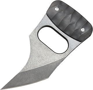 C1113 Fixed Blade Knife D2 Steel G10 Handle Outdoor Claw Teeth Knife for Outdoor Camping EDC Tools with Kydex Sheaths(Black)… - Ccanku