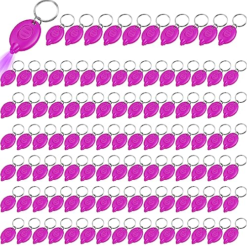 VIHOSE 100 Pcs UV Keychain Light 395nm Mini UV...
