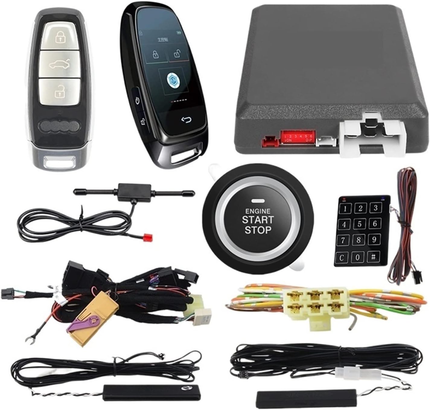 Amazon.co.jp 車のキーレススターター プラグ アンド プレイ CAN バス対応 A1 1318 Q3、TT 0817 KEY