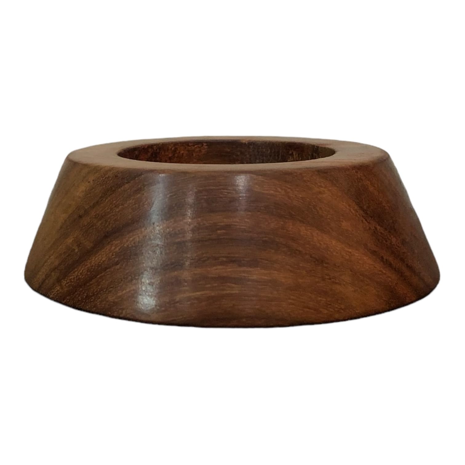 Geoffrey Wooden Base TEE with Velvet Felt for Leather Football Rugby & American Balls | Retro, Natural rosewwod