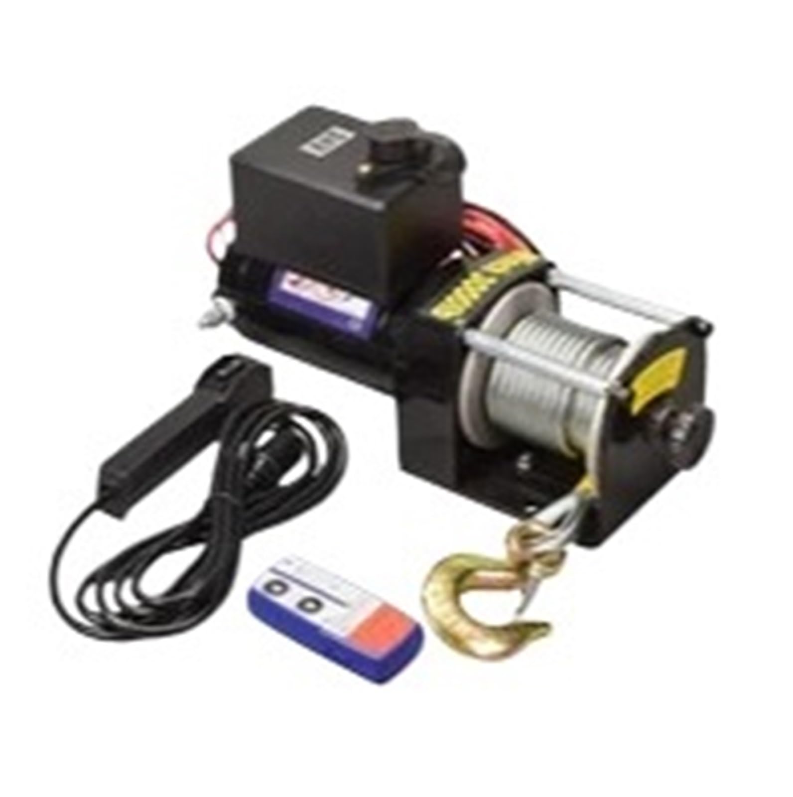 Wciągnik elektryczny Wciągarka 12/24V 2000/3000/4000/4500/6000/9500/12000lb tuning samochodu uchwyt elektryczny/bezprzewodowa lina stalowa wciągarki ATV(12V-3000lb wireless)