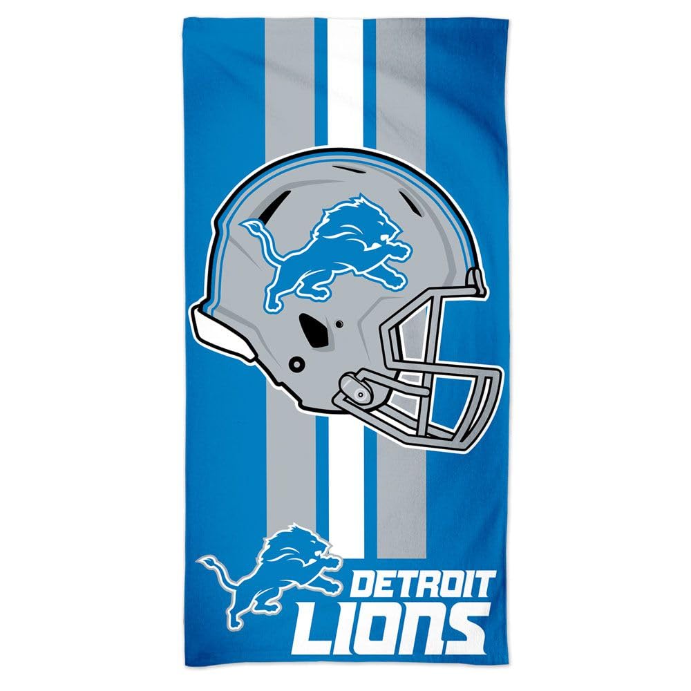 WinCraft NFL Detroit Lions Fiber Beach Towel 75 cm x 150 cm