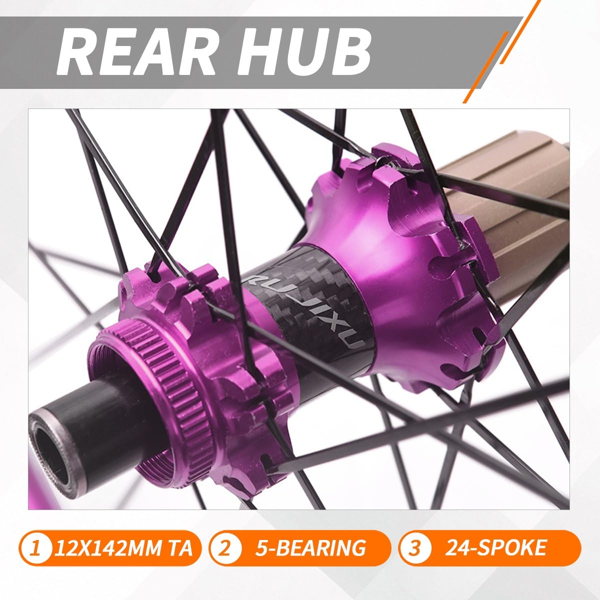 Set Di Ruote 700C Center Lock Con Freni A Disco For Bici Da Strada Perno Passante Anteriore 12 * 100mm Posteriore 12 * 142mm Cerchio In Lega Di Alluminio For Cassetta 7-12 Velocità