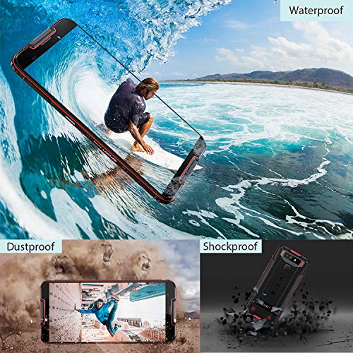 CUBOT Quest 5.5-inch Android 9.0 Pie Rugged Smartphone Unlocked, 4GB+64GB,4G Dual SIM, NFC,Gyroscope, 4000mAh Battery, 12MP Camera, IP68 Waterproof Shockproof, Dustproof (Black) - Thumbnail 7