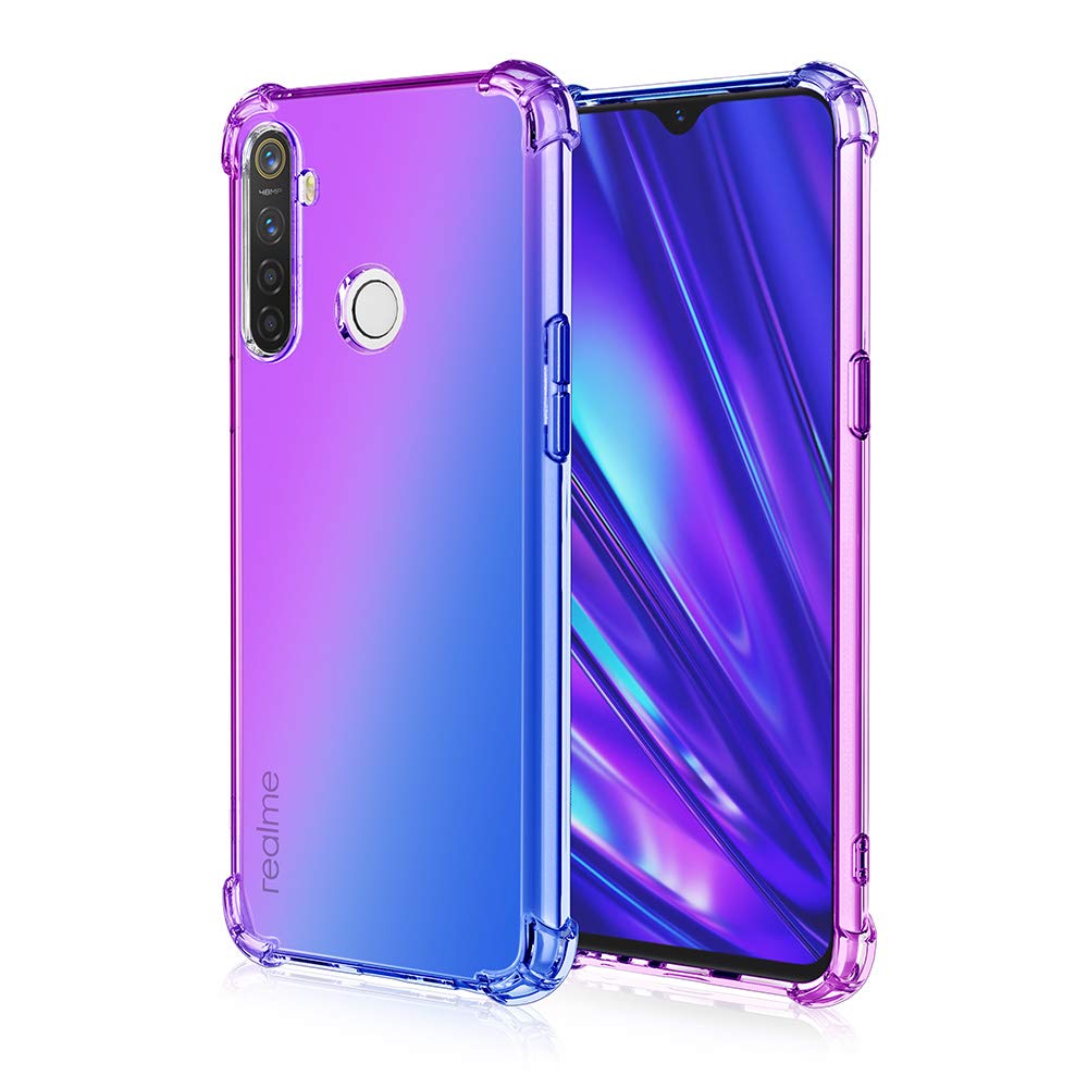 Coque Silicone Renforcée Transparente Pour Realme 5 Pro - Neuf
