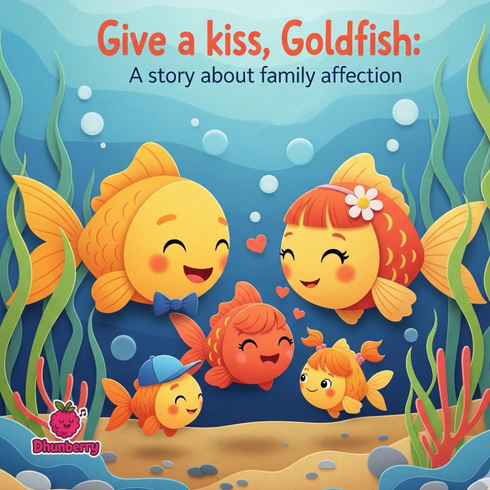 Give a Kiss, Goldfish: A Rhyming Story About Family Affection (The 100 Book Kids Collection)