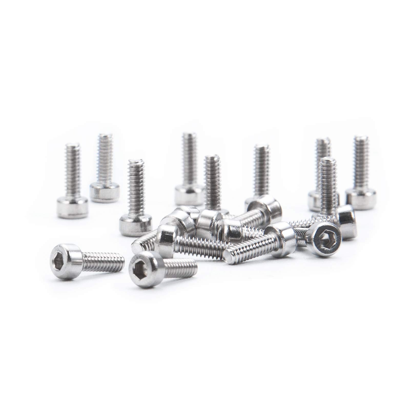 RCLions 20pcs M2x6 M2 Screws for 1.9/2.2inch Wheel Rims 1/10 RC Crawler Car SCX10,TRX4