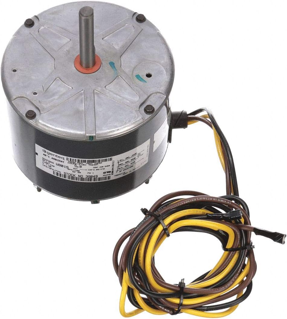5KCP39GGWB01S - Genteq Replacement Condenser Fan Motor 1/4 HP 208-230 Volt 1100 RPM