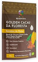 GOLDEN CACAU - CÚRCUMA LONGA ORGÂNICA+CACAU CRIOLLO+MACA NEGRA+ CANELA DO CEILÃO - 60 G