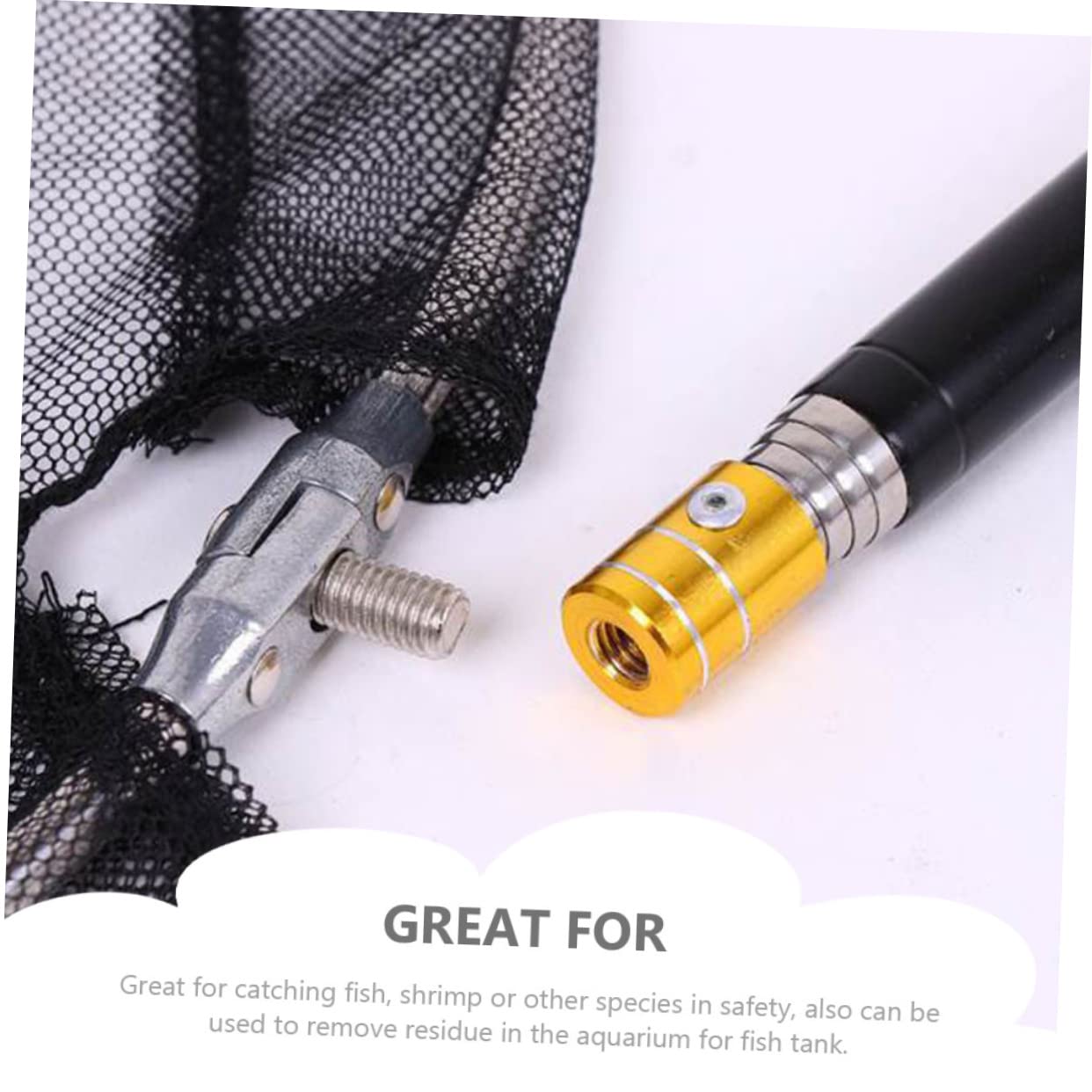 KOMBIUDA Wurfnetz Für Angler - 250cm Klebriges Fischnetz