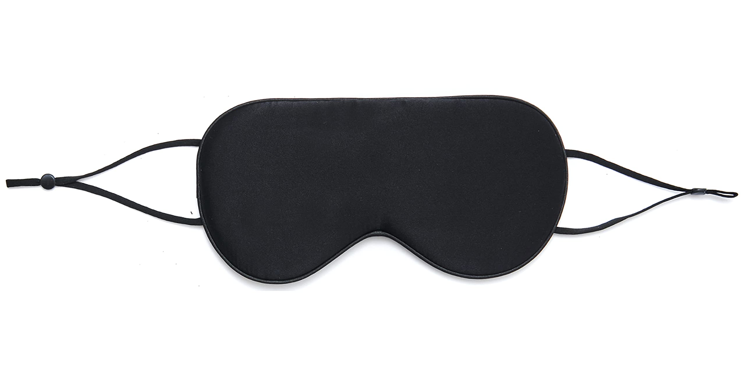 K meet Q Mulberry Silk Sleep Eye Mask for Men Women,Upgraded Large Sleeping Mask with Adjustable Ear Loops, 1 Pack