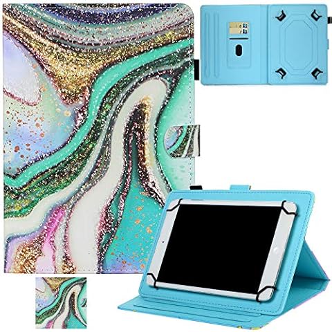 Universal Case for 9.0"-10.5" Tablet, Artyond PU Leather Folio Stand Cover with Cards Slots Case for All 9.0" 9.6" 9.7" 10.1" 10.4" 10.5" Android iOS and More 9.0-10.5 inch Tablet (Quicksand) Cover