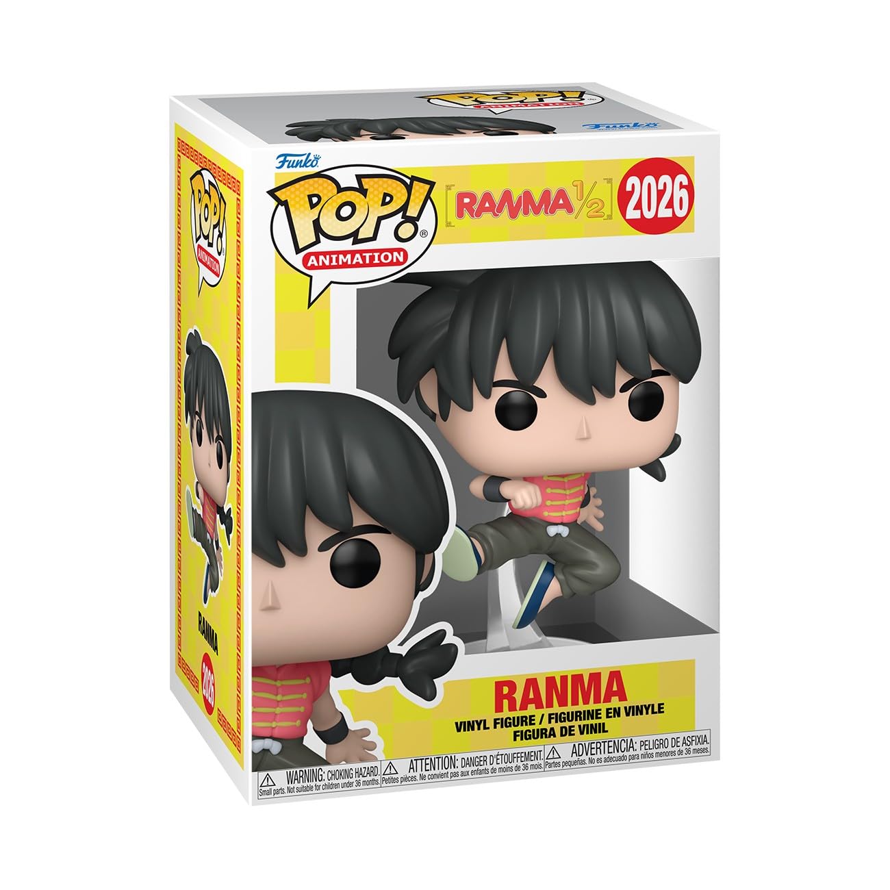 Funko Pop! Animation: R1/2 - Ranma - 1/6 Odds for Rare Chase Variant - Ranma 1/2 - Collectable Vinyl Figure - Gift Idea - Official Merchandise - Toys for Kids & Adults - Anime Fans