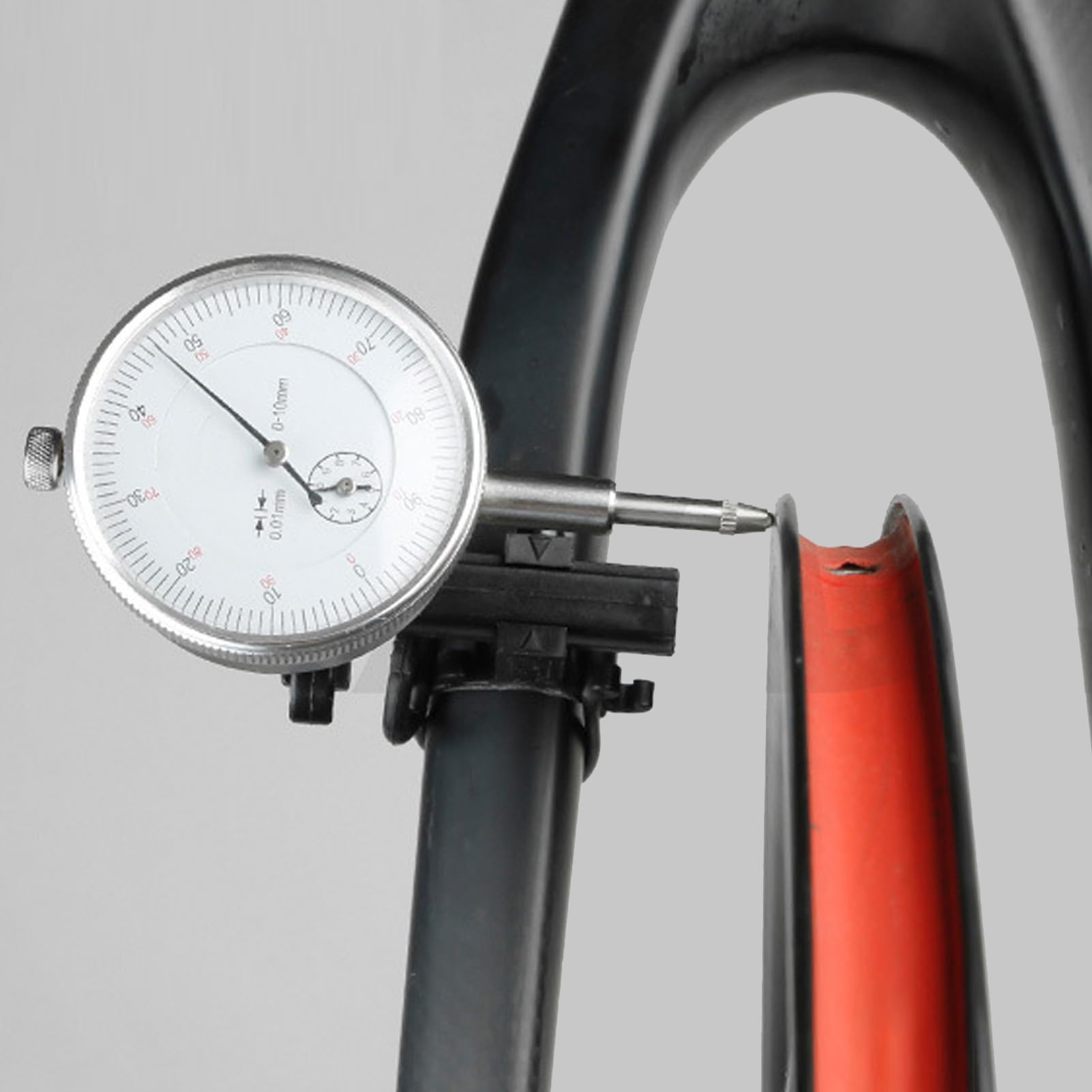 Bicycle Spoke Tension Meter, Bike Wheel Repair Tool Adjustment Indicator Tensiometer, Bike Wheel Spoke Tension Meter Measurement Tool Alignment Meter (Black)