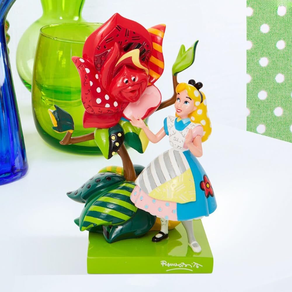 Amazon.com: Enesco Disney by Romero Britto Alice in Wonderland
