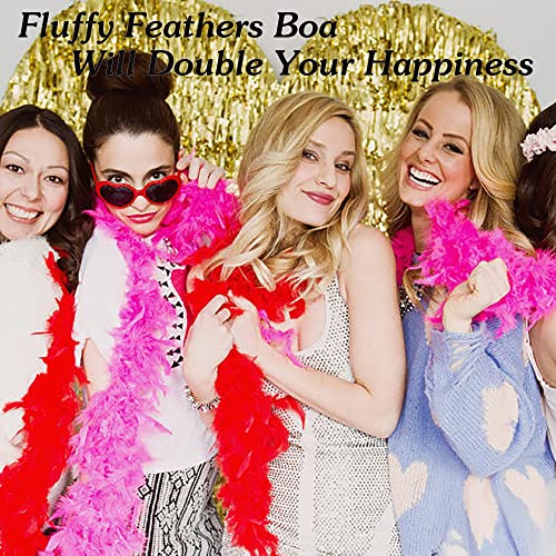 Larryhot 45G BOA-WHITE White Feather Boa thumb #1