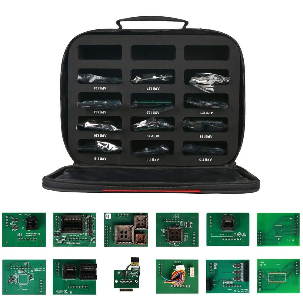 Autel MaxiIM IMKPA Programmieradapter-Set mit erweitertem Schlüssel, enthält 12 Adapter, kompatibel mit dem XP400Pro Schlüssel- und Chip-Programmierer, funktioniert mit IM508+XP400P IM608Pro IM608II