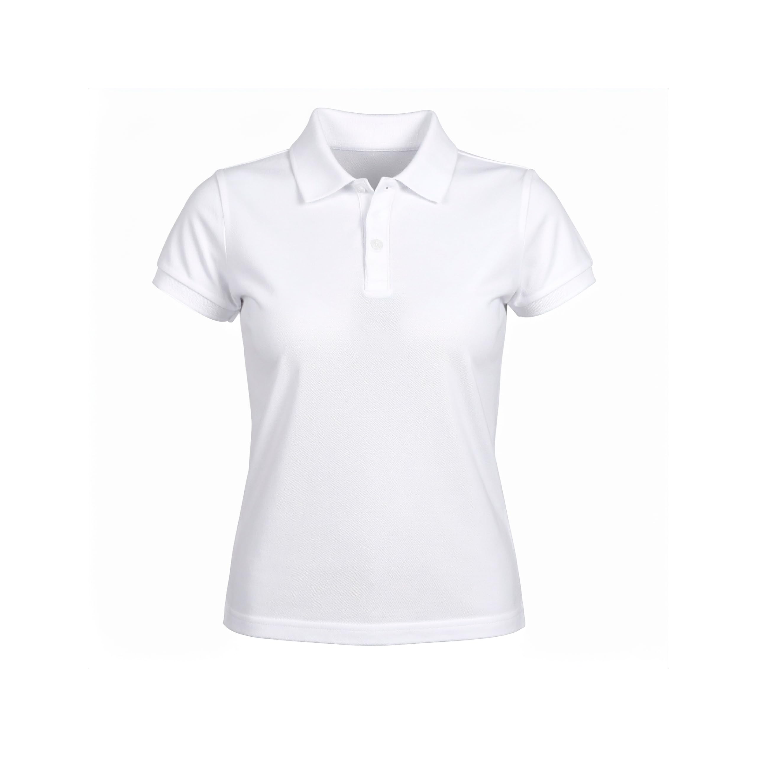 Polo Donna Manica Corta in Cotone, Comoda e Traspirante, Taglio Moderno ed Elegante - XS/XL