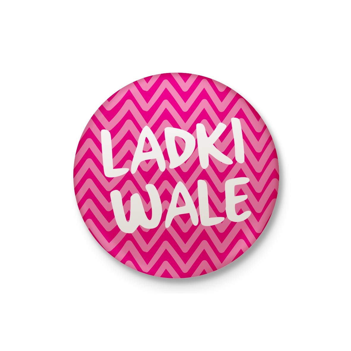 eagletail india Ladki Wale Wedding Pin Badge (Pack of 9, 58mm)-picture-48