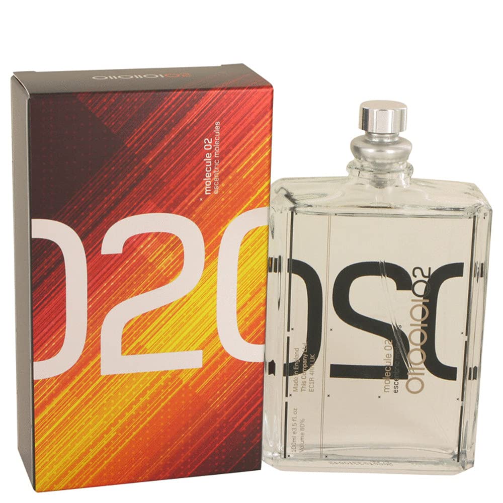 Escentric Molecules Eau de Toilette Spray Unisex, Molecule 02, 3.5 Fl Oz