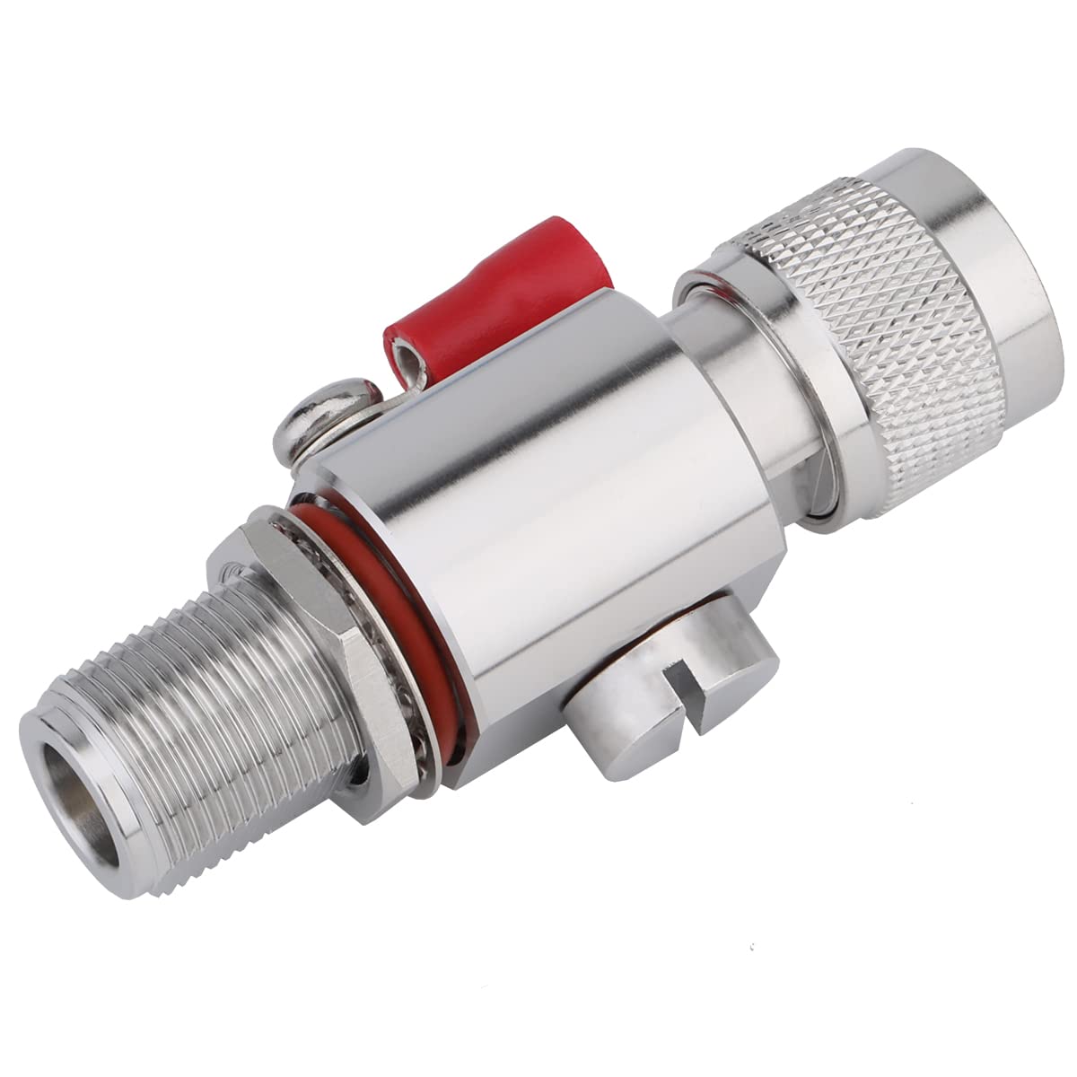 RFiotasy N Type Lightning Arrestor 0 to 6 GHz (N-Male/N-Female) 50ohm Pack 1