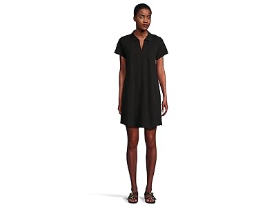 Mod-o-doc Short Sleeve Johnny Collar Dress Women