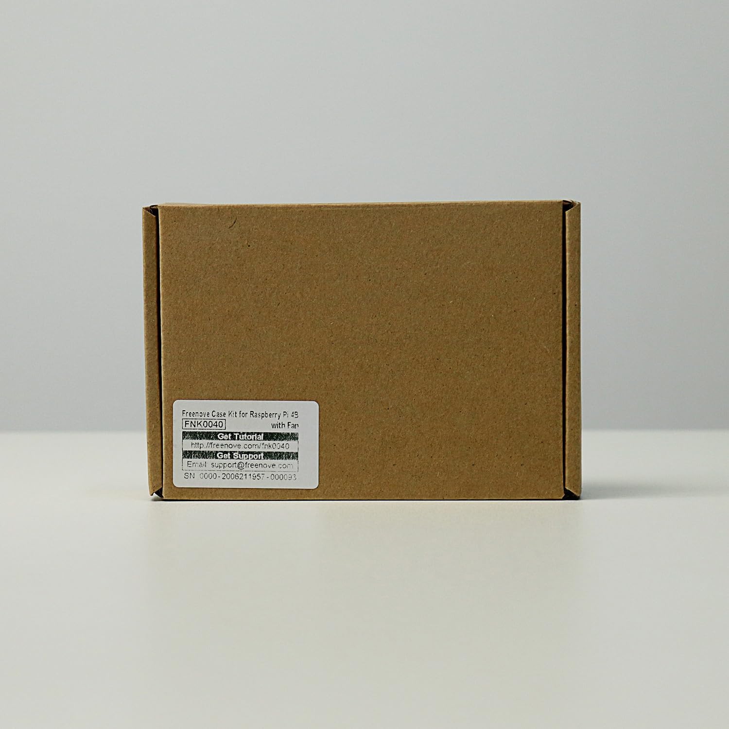 Freenove Case Kit for Raspberry Pi 4 B, Adjustable Speed Cooling Fan, Built-in Power Switch, Acrylic Protective Case, USB Cable