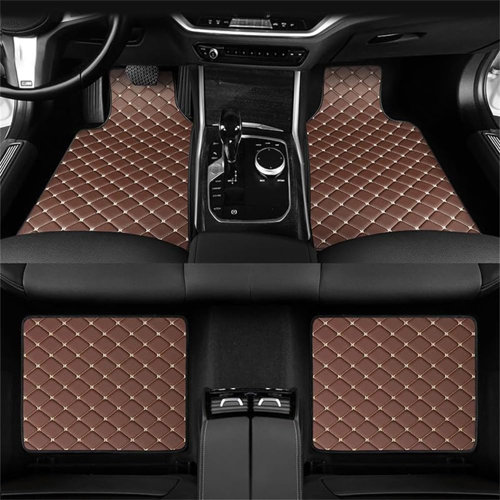 Alfombrillas de coche impermeables y antideslizantes de cuero para Audi Q5