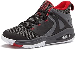 AND1 Girls & Boys Basketball Shoes Kids, Boys High Top Sneakers, Youth Basketball Boys Shoes Size 1 to 7 Little and Big Kid