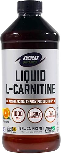 Now Foods L-CARNITINE líquido Citrus sabor 1000mg16oz