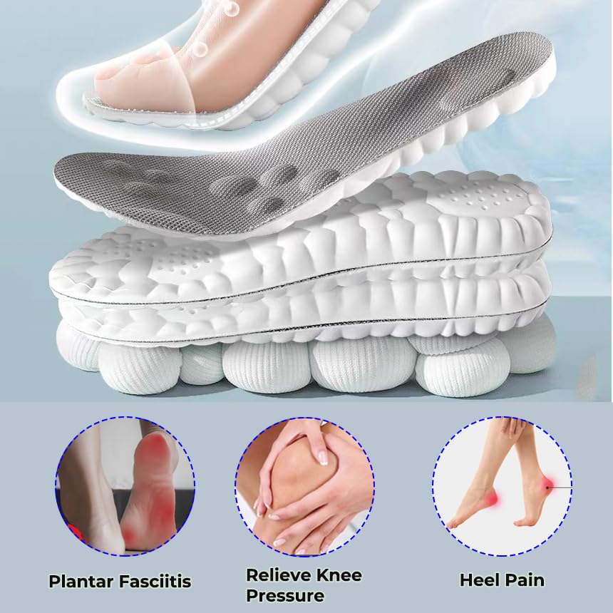 Plantillas confort para hombre y mujer talla hasta 10 gris miniatura 3