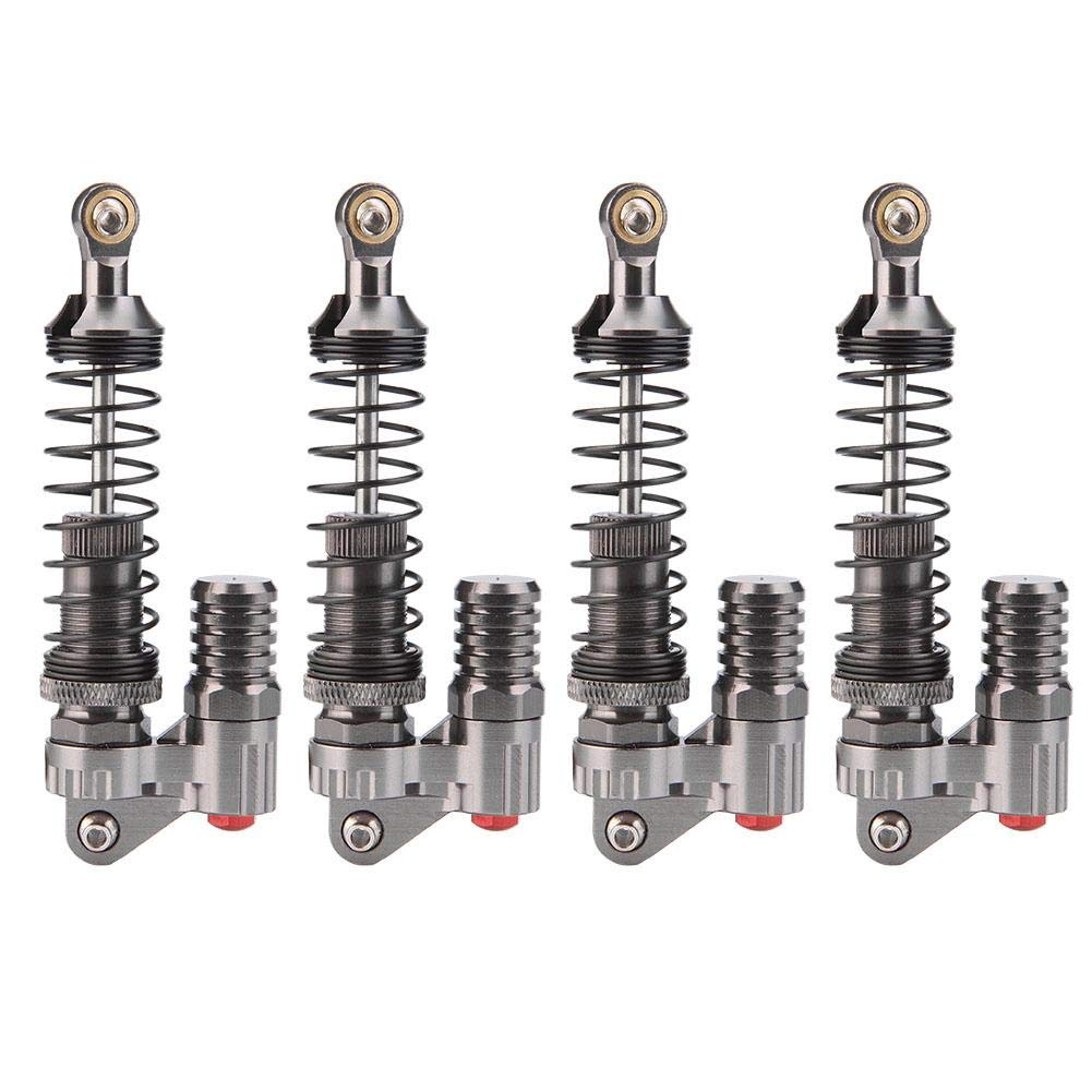 Amortiguadores RC de 4 Piezas, muelles de Alta Resistencia para Coche de Oruga Axial, SCX10, D90, RC - Diseño Optimizado para Mejor Estabilidad y Rendimiento en Modelos RC