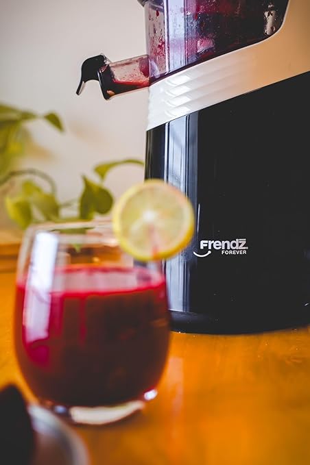 slow juicer cold pressed(SJ-304),..2 Jars, Black, extracts maximum juice and preserves nutrients, Charging Wire, Juicer Gear Juice Filter Juice & Pulp Separator