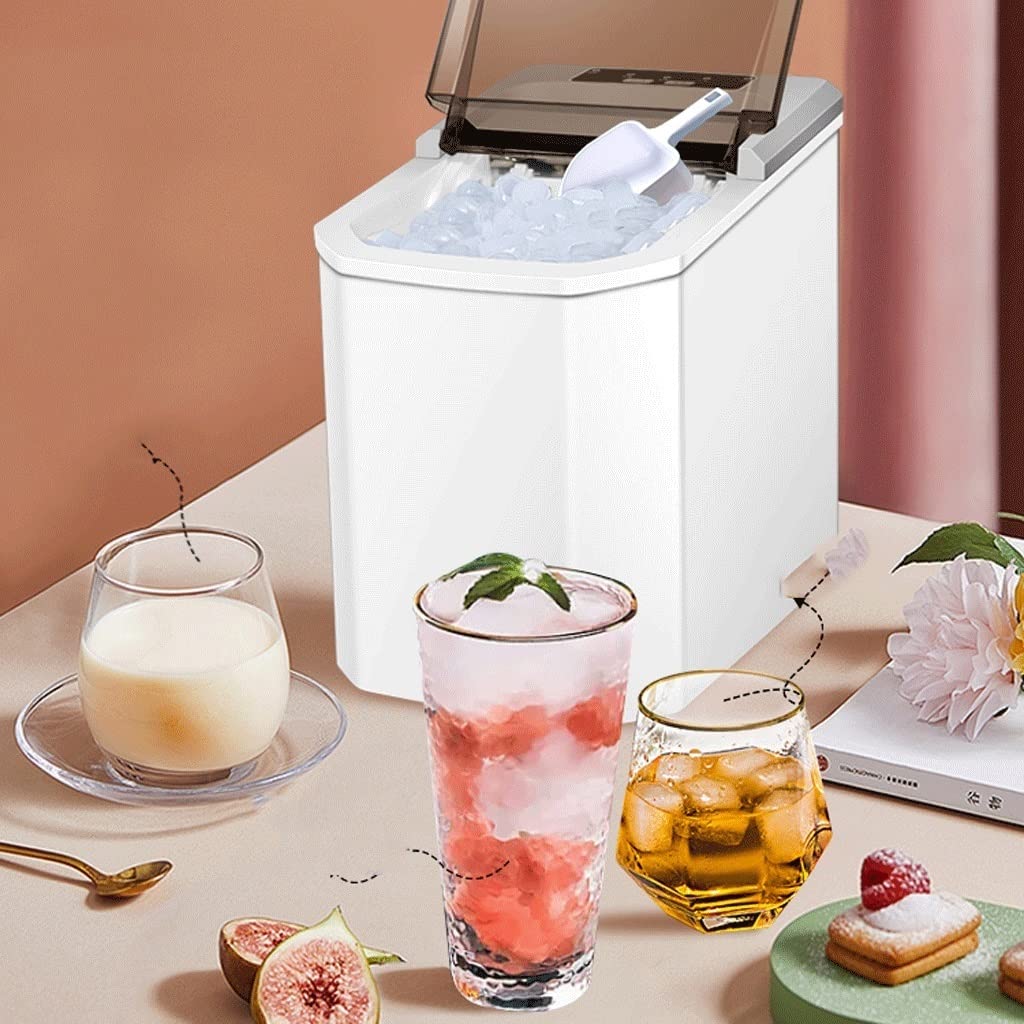 Fabricante de Hielo pequeño Mini Mini Mini Mini Retro Redondo de Hielo Fabricante de Cubos de Hielo