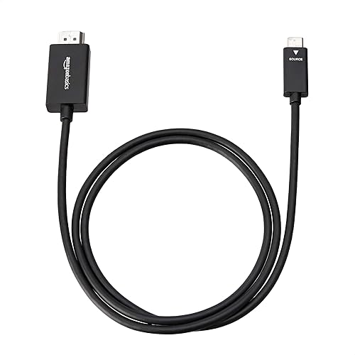 Miniatura 5 de Tienda Basics Adaptador de cable USB-C a HDMI de aluminio premium (compatible con Thunderbolt 3) 4K 60Hz, 3 pies, negro