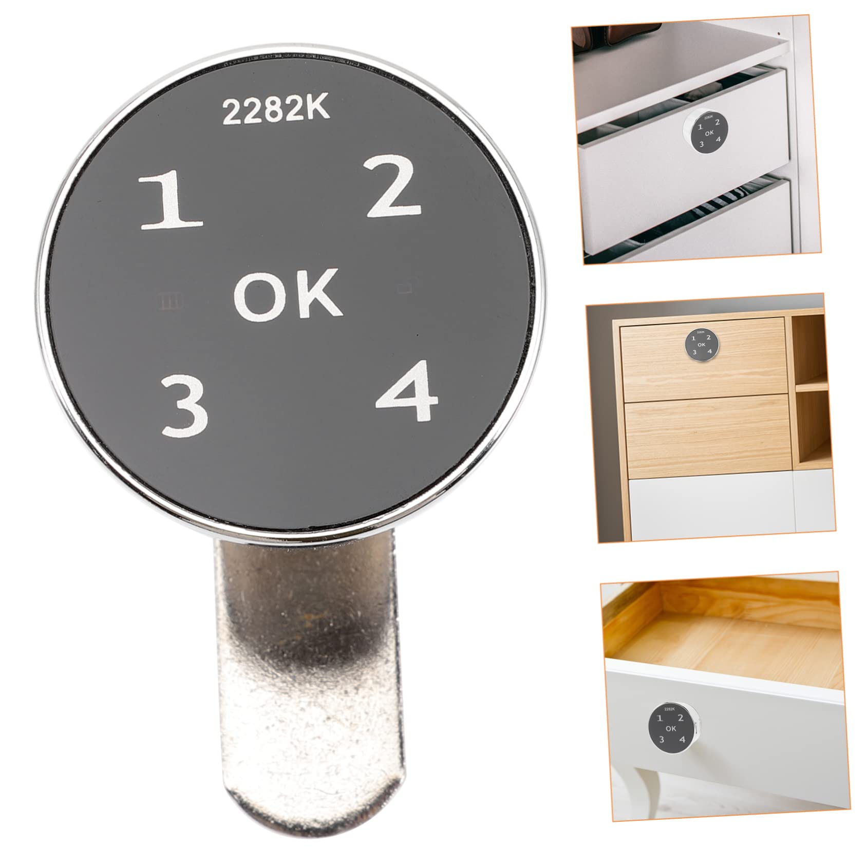 Artibetter 2pezzi Serratura Elettronica Digitale Con Codice Per Armadietti e Cassette Postali Design Elegante Materiale Resistente Installazione Facile e Sicura Per Uso Domestico e Ufficio