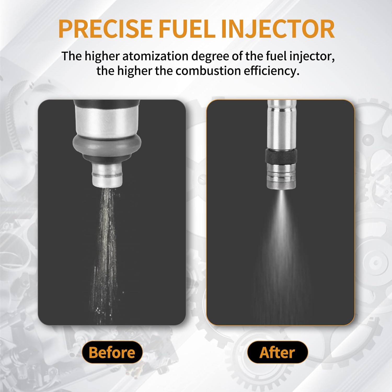 6PCS Fuel Injectors 6 Holes Compatible with Buick Enclave LaCrosse, for Chevy Camaro Traverse, for Saturn Outlook, for Cadillac CTS STS 2008-2011, for GMC Acadia 2009-2011 V6 3.6L 12638530