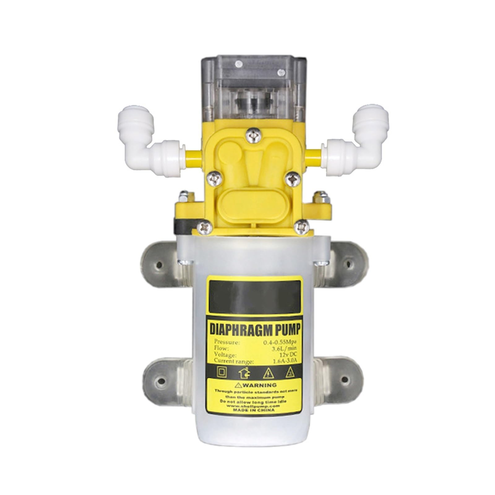 Zxzzas One Color Diaphragm Pump, Dc12v Agricultural Electric Spray Water Pump Small High-Pressure Spraying Pump Self-Priming Diaphragm Pump Pesticide Water Pump(Yzbz-3865)