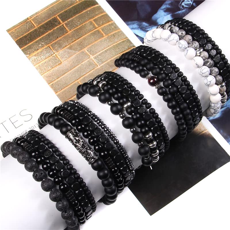 Pulsera Magnética De Hematita: Pulsera Curativa De Piedra Natural