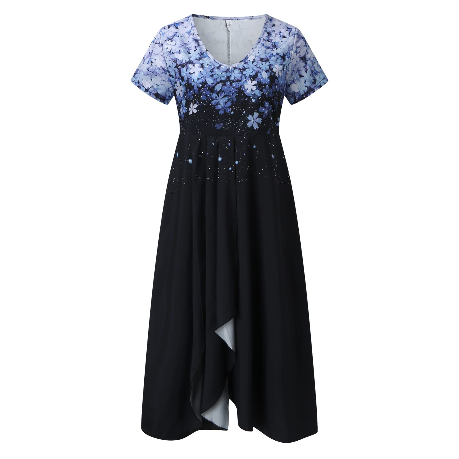 Générique Tendance de la Mode féminine Mode de Loisirs Urbain Robe Cousue en Mousseline de Soie