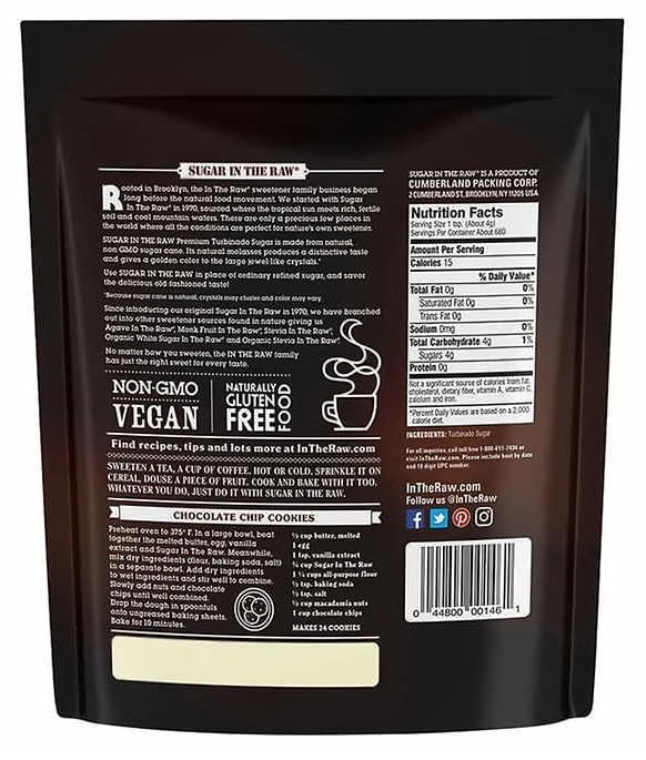 Sugar in Raw Natural Cane Turbinado Sugar (6 Lb)