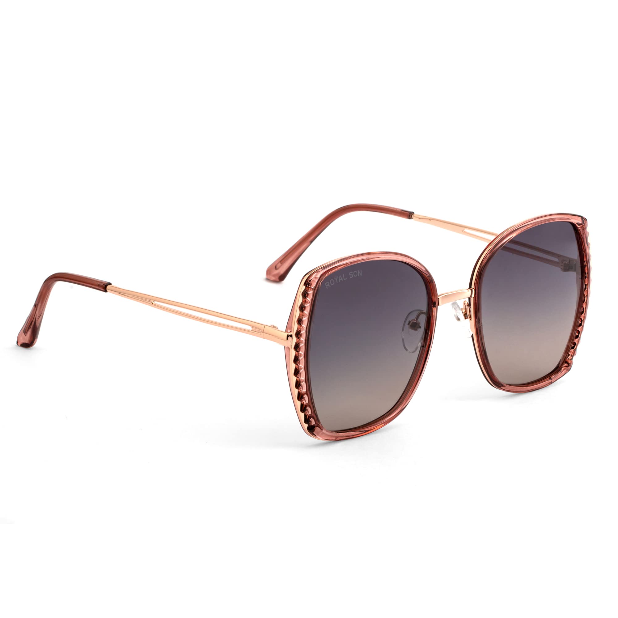 ROYAL SONOversized Butterfly UV Protection Polarized Sunglasses For Women