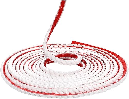 uxcell Moldura flexible para pared, 0.4 x 16 pies, moldura para despegar y pegar, impermeable, para decoración del hogar en el marco del espejo,