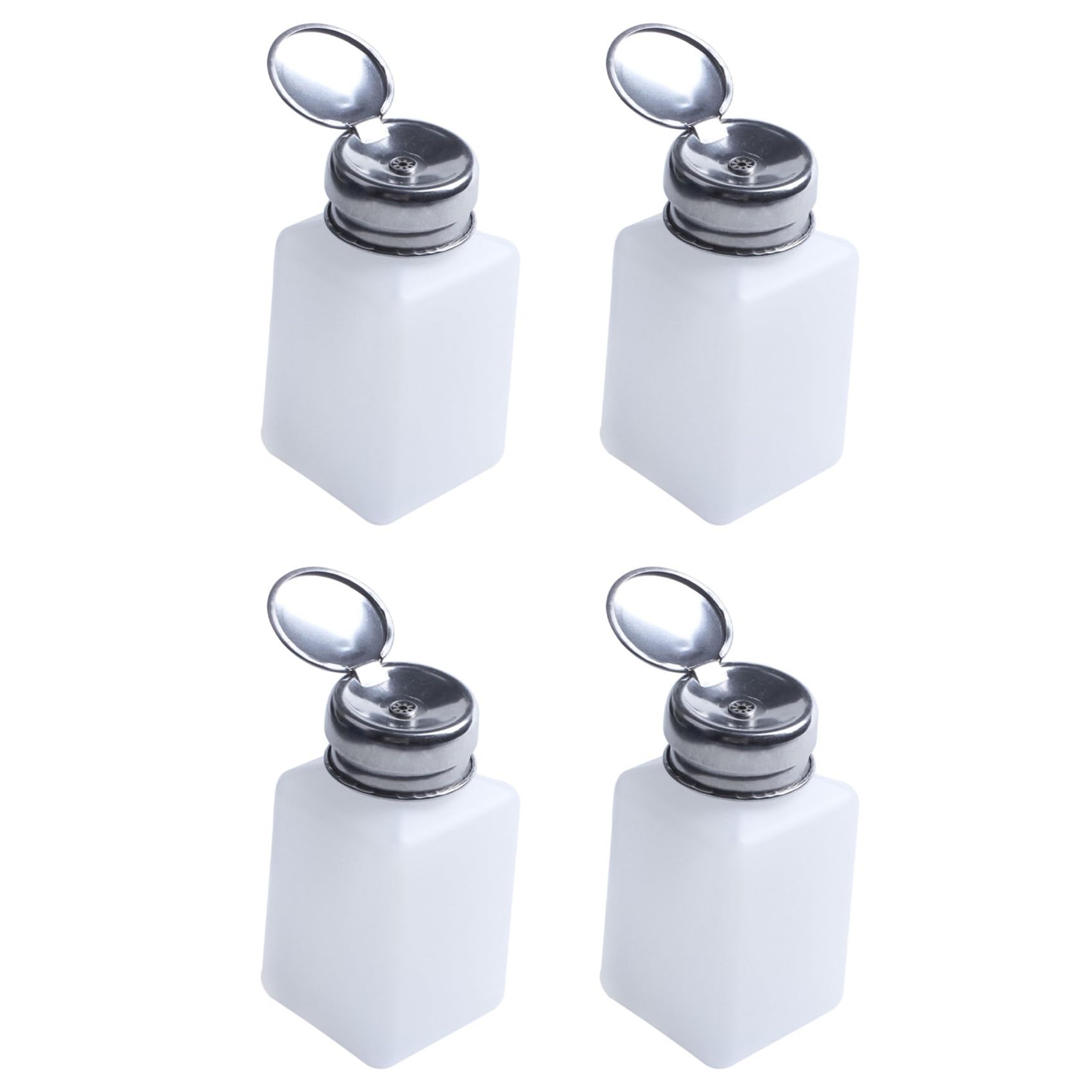 Jnchdghwa 4X 200ML Capacity Liquid Oil Alcohol Dispenser Clear Bottle Container
